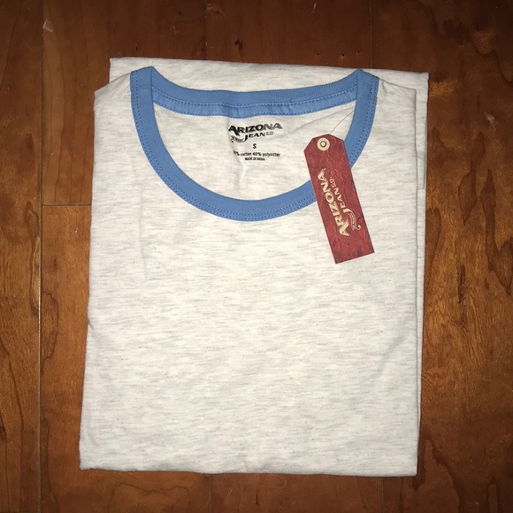 T-shirt Garçon Nautica & Arizona - Taille M (10/12) - Coton - Couleur Bleu Et Rouge - Neuf Avec étiquettes